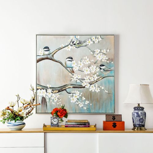 手绘有框油画 为家居墙面注入艺术灵魂